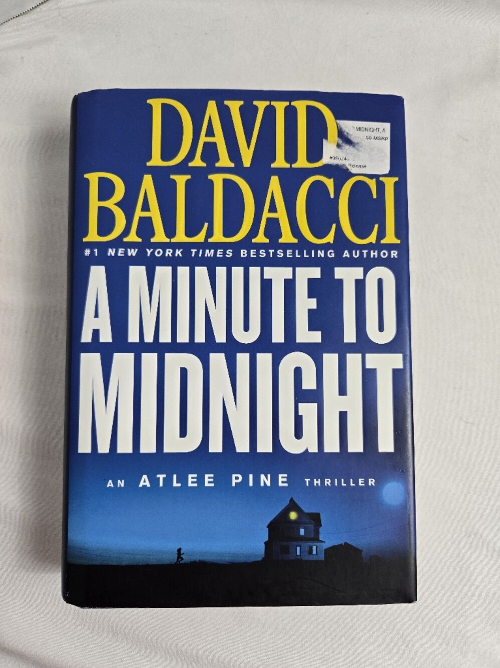 A Minute to Midnight David Baldacci Atlee Pine Series #2 Hardcover Novel Book